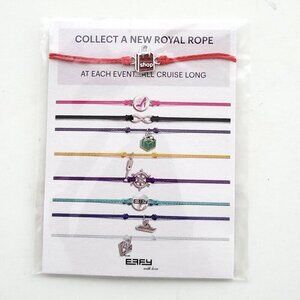 Effy Royal Caribbean Royal Rope Bracelet NEW Sealed Red Shopping Bag Charm